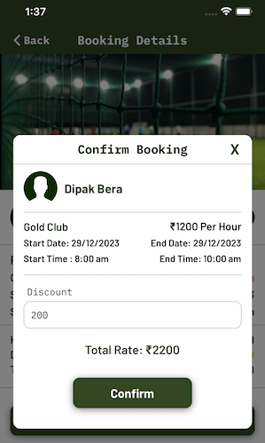 Turf Cricket Club App